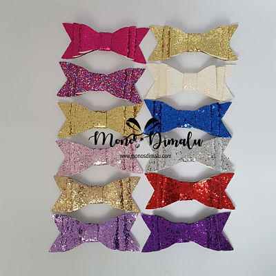 MOÑOS GLITTER 12 UNDS SURTIDOS