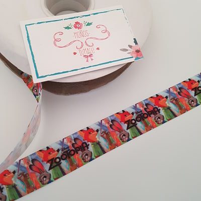 CINTA ZOOTOPIA 5MTS 2.5CMS