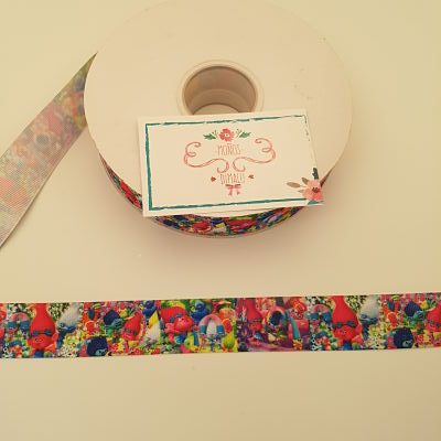 CINTA TROLLS 5MTS 2.5CMS