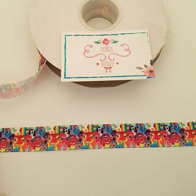 CINTA PONYS 5MTS 2.5CMS