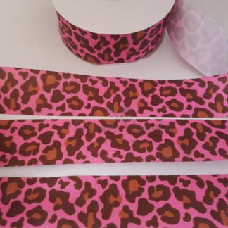 CINTA ANIMAL PRINT FUCSIA 5CMS 1MT