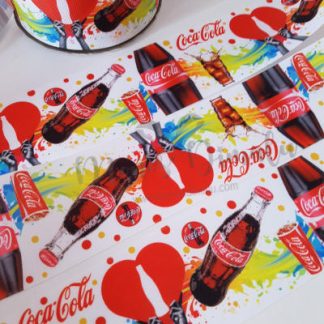 CINTA COCA-COLA 7.5CMS 1METRO