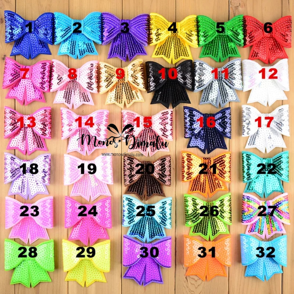 MOÑO LENTEJUELA 12UNDS SURTIDAS