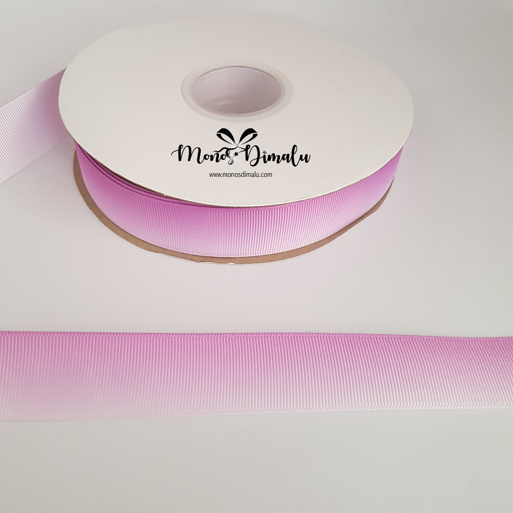 CINTA DEGRADE LILA 2.5CM 5 MTS