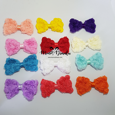 MOÑO ROSETA 12 UNDS SURTIDAS