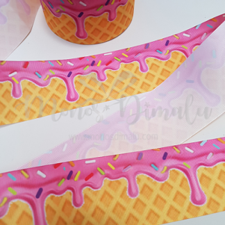 CINTA HELADO GALLETA 7.5CMS 1METRO