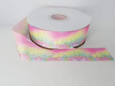 CINTA DEGRADE ROSADO 3.8CMS 1MT