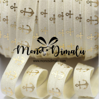 ELASTICO ANCLA IVORY 1MT