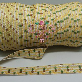 ELASTICO ESTAMPADO PIÑA 1MT