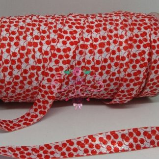 ELASTICO ESTAMPADO CEREZA 1MT