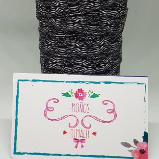 ELASTICO ESTAMPADO ZEBRA 1MT