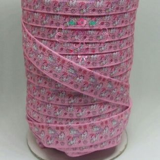 ELASTICO ESTAMPADO UNICORNIO 1MT