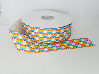 CINTA CORAZON MULTICOLOR 3.8CMS 1MT