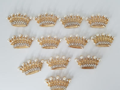 CORONA 5 PERLAS 2UNDS DORADA