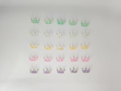 CORONA RESINA 20UNDS SURTIDAS 2.5CMS