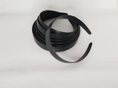 DIADEMA 2.4CMS 10UNDS NEGRO