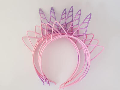 DIADEMA GLITTER UNICORNIO C/DIENTES 1UND