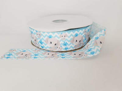 CINTA ELEFANTE AZUL 3.8CMS 1MT