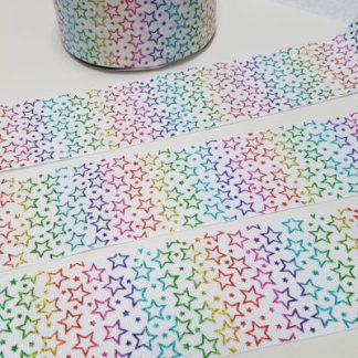 CINTA ESTRELLAS DEGRADE 7.5CMS 1METRO