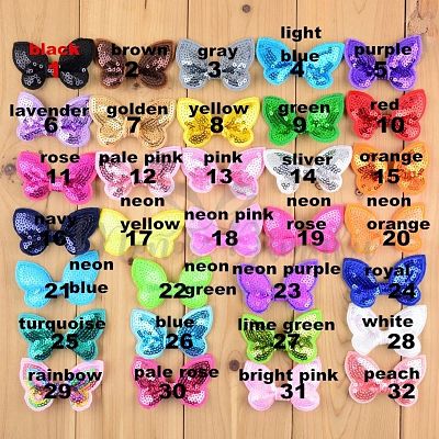 MARIPOSA LENTEJUELA 12 UNDS