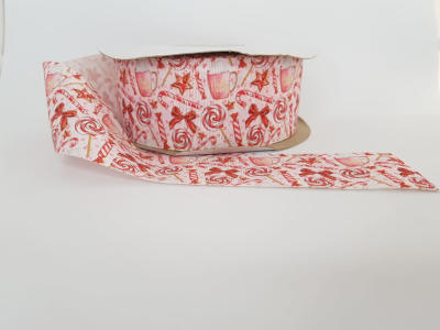 CINTA DULCES NAVIDEÑA 5CMS 1MT