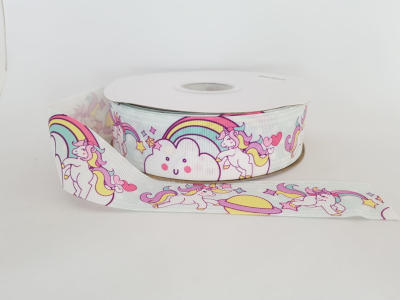 CINTA UNICORNIO PLANETA 3.8CMS 1MT
