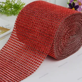 STRASS ROJO 24LINEAS 1MT